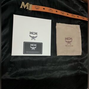 New MCM Claus Reversible Belt